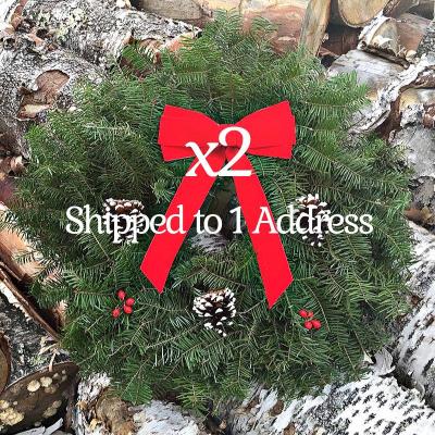 Traditional Wreaths - x2 18 inch ($38.00 each with this Deal)